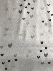 3 Wishes Don’t Forget To Dream Hearts Cotton Flannel Fabric BTY