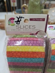 2 Packs of Creative Cuts 24 Piece Each (48 Total) Fabric Slices Quilting Sewing