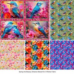 1/2 Yard Fabric – Spring into Beauty | Budding Wildflowers by 3 Wishes Fabrics