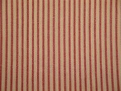 Diamond Textiles Red Stripe Woven Cotton Homespun Sewing Fabric