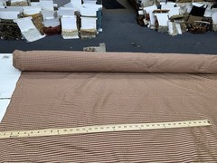 Striped TAFFETA Silk . 100% silk. Sold By the yard. Red And Gold