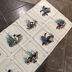 Cranston Wild Ducks Picture Book Patches Fabric Panels 10 Blocks NOS Vintage