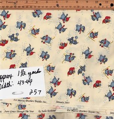 Aunt Grace Through the Year Judie Rothermel Cotton Fabric 1.5 yards x44″ OOP