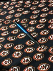 Custom Made, A&W Soda, Cotton Fabric, 1 Yard, 36” x 54” S