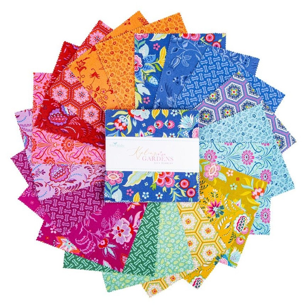 Charm Pack 5″ Stacker 42pc Riley Blake “Kipling Gardens” by Lily Ashbury