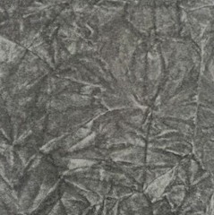 CRUSHED FLOCKING VELVET UPHOLSTERY / CURTAIN FABRIC CHARCOAL GREY 58″ BY YARD