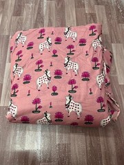 25 Yard Hand Block Print Handmade Cotton Indian Natural Sanganeri Printed Fabric