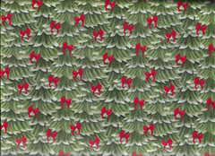 100% cotton Christmas fabric “Sweet Pines & Bows ” by 3 Wishes Fabric
