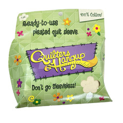 Quilters Hangup Reasy to Use Pleated Muslin Quilt Sleeve to Hang a Quilt
