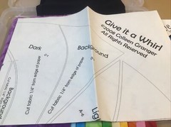 “Give It A Whirl” Quilt Kit Fabric by Colleen Granger 2008 New