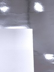 Silver 54″ Wide Upholstery Chrome Mirror Reflective Vinyl Fabric By The Yard