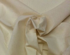 MUSLIN NATURAL 100% COTTON HEAVY QUALITY UNBLEACHED FABRIC BY THE YARD 47″ WIDE
