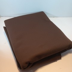 2 Yards Dark Brown Double Knit Fabric 64″ wide 100% Polyester