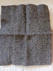 Bundle 6 Nice Wool Fabric Pieces 10×12″ Tan Brown Tweed for Crafts Rug Hooking