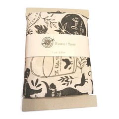 LOOPS & THREADS Black Farmhouse Animals On White 42″ x 1 yd Fabric 100% Cotton