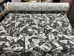 Experimental Military Camo Fabric Grey Digital Geometric MIL-DTL-44436B