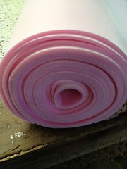 1/4″ Pink Scrim Backed Sew Foam #1570 10 YARDS – FREE SHIPPING!!