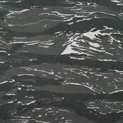 Fabric By The Yard – Gray Black Camouflage – 44” Wide – Cotton/synthetic blend