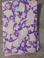 VINTAGE Lilly Pulitzer Key West Cotton Fabric “Breeze E” 44″ x 2-1/2 YARDS