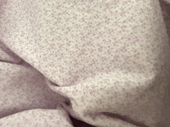 Vtg 43X60 WAMSUTTA Lilac Purple Lavender Tiny CALICO Floral FABRIC Quilt Cotton