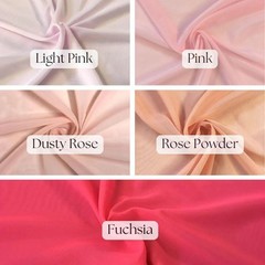 Solid Chiffon Fabric 58/60″ Wide – Soft Sheer Polyester for Dresses & Decor