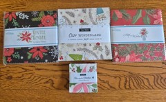 Lot of 4 Christmas Charm Packs New Moda & Riley Blake