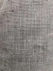 DARK BROWN IVORY HOUNDSTOOTH 100% Linen Fabric (60 in.) Sold By The Yard