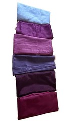 Vintage Moire Taffeta Craft Fabric Remnants Lot 12+ Yds 5 +Lbs Purple Burgundy