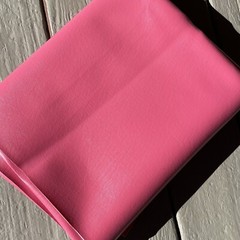 Vtg Spradling Upholstery Vinyl Pink Fabric 54×55” Marine Faux Leather Naugahyde
