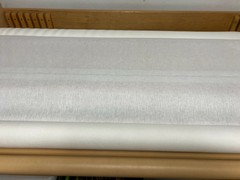 100% Linen Fabric BTY, 7.5oz./255gsm, color White, Sample Swatch Available