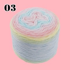 100g/roll Colorfulful Candy Bean Scarf Mohair Yarn Special Knitting Wool Ball