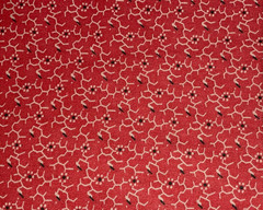 By 1/2 Yd “The Grooms Quilt” Smithsonian Red Tan Reproduction by RJR Fabrics