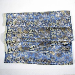 Butterfly Fabric 2 Yds X 44″ Blue Gold Silver Copper Shiny Sewing Yardage