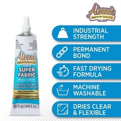 Fabric Adhesive Glue Fast Drying Clear Permanent Bond for Clothing Textiles