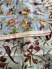 Large lot of Cotton Fabric Quilting & More Kids, Travel, Bird and More Misc Size
