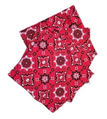 Waverly Inspirations Fat Quarter Cotton Fabric Lot Of 4 Red Bandana Print 18″x21