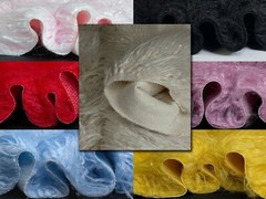 Faux Fake CURLY Yak FUR 3.5″ LONG Pile Japanese Fire Retardant Yarn 2.3oz SBY
