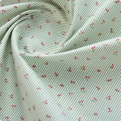 100% Cotton Stripe Fabric 150x50cm Skin Friendly for Sewing Baby Clothes Pillows