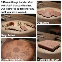 Genuine Full Grain Leather for Tooling, Leather Working & Crafting | 12″x24″,…