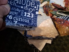 Assorted Quilting Fabric Pieces Squares Charms