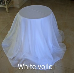 Voile by the yard 116″ wide, 20 colors, wedding arbor decoration fabric.