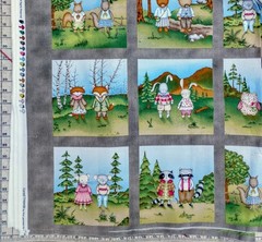 Maywood Studio Forest Friends Animal Cotton Fabric Panel Up to 45” Wide