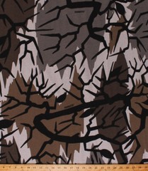 60″ Predator Modern Camouflage Branches Cotton Knit Fabric Print by Yard A508.03