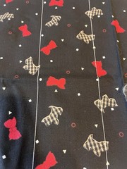VTG Scottie Dog Daisy Dolly Dress Cotton Cut & Sew Panel Daisy Kingdom Adorable