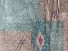 INTERIOR FABRIC~Amgard 1997~BRUSHED UPHOLSTERY COTTON~Southwest Stamped~LG BLOCK