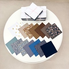 150pcs Harmony Blues pre cut charm pack 5″ square 100%cotton quilt fabric