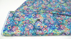 Timeless Treasures quilt-craft fabric FANTASY FLORAL & PLUMES 10 yds (cd-3964)
