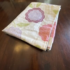 Osborne & Little Fabric Linen Blend Floral Eranthe Over 1 Yard x 42″ Pinks Flax