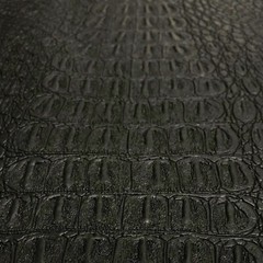 Gator Faux Leather, Textured Crocodile Vinyl, Alligator Skin Embossed Fabric