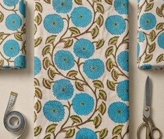 Indian Floral Cotton Fabric By The Yard Soft Dress Sewing and Quilting Fabric